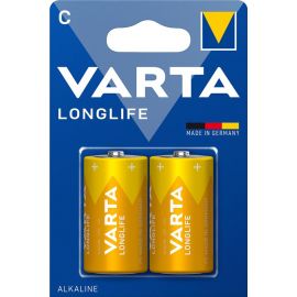 VARTA Батарейка LONGLIFE лужна C(LR14) блістер, 2шт.
