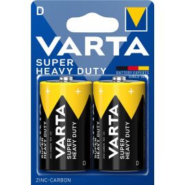 VARTA Батарейка SUSuper Heavy Duty вугільно-цинкова D BLI 2 блістер, 2 шт.
