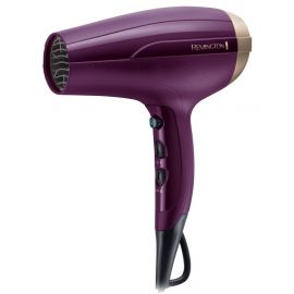 Remington Фен Your Style, 2300Вт, 3 режими, дифузор, насадка для прикорневого об'єму, іоніз-я, хол. обдув, фіолетовий