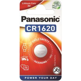 Panasonic Батарейка літієва CR1620 блістер, 1 шт.