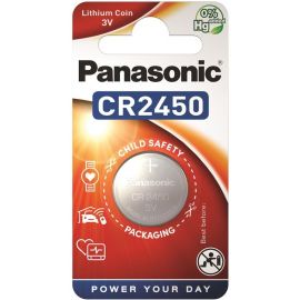 Panasonic Батарейка літієва CR2450 блістер, 1 шт.