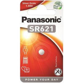 Panasonic Батарейка срібло-цинкова SR621(364, V364, D364) блістер, 1 шт.