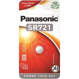 Panasonic Батарейка срібло-цинкова SR721(361, V361, D361) блістер, 1 шт.