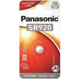 Panasonic Батарейка срібло-цинкова SR920(370, V370, D370) блістер, 1 шт.