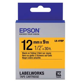 Epson LK4YBP для LW-300/400/400VP/700 Pastel Black/Yellow 12mm/9m