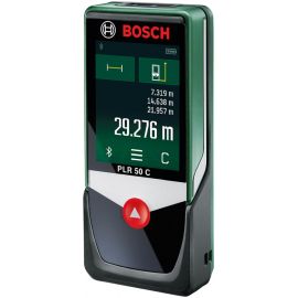 Bosch Далекомір лазерний PLR 50 C, 0.05–50м, ±2.0мм, Bluetooth