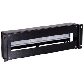 ZPAS 19" c DIN-рейкой[Панель 19", модульна, з DIN-рейкою, чорна]