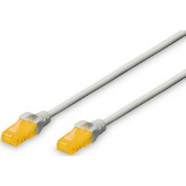 Digitus Патч-корд САТ 6A U-UTP, 2м, AWG 26/7, Cu, LSZH, сірий
