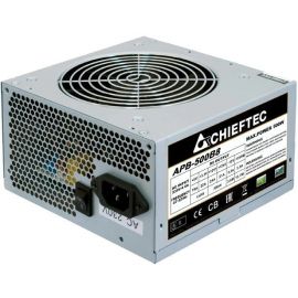 Chieftec Блок живлення Value (500W), >80%, 80+ White(230V Only), 120мм, 1xMB 24pin(20+4), 1xCPU 8pin(4+4), 2xMolex, 3xSATA, 1xPCIe 8pin(6+2), Bulk