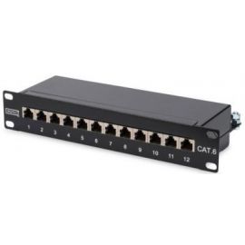 Digitus Патч-панель CAT 6 STP, 10", 1U, 12 портів, зібрана