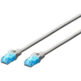 Digitus CCA CAT 5e UTP[Патч-корд CAT 5e UTP, 5м, AWG 26/7, CCA, PVC, сірий]