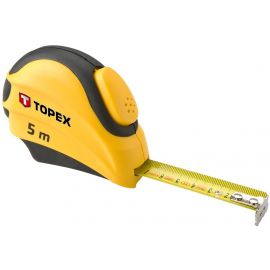 Topex Рулетка, 5м х 19мм, автоматичне блокування змотування стрічки