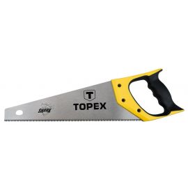 Topex Ножівка по дереву Shark, полотно 400 мм, загартовані зубці з тригранним заточенням, 7TPI, 510 мм