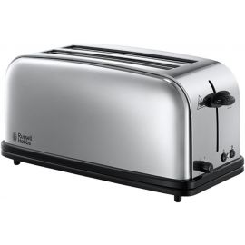 Russell Hobbs Тостер Chester, 1600Вт, метал, довгі слоти на 4 тости, сріблястий