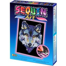 Sequin Art Набір для творчості BLUE Wolf