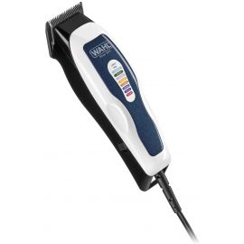 Moser Машинка для стриження WAHL olorPro Combo, від мережі, вібраційний мотор, насадок-8, кейс, міні триммер у компл., сталь, біло-синій