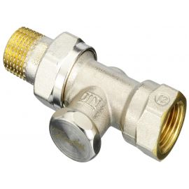 Danfoss Клапан RLV-S запірний, вх. 1/2"- вих. 1/2", прямий, нікель