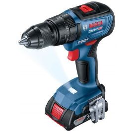 Bosch Шурупокрут-дриль ударний акумуляторний GSB 18 V-50, 18V2х2.0А•год, 28•50Нм, 20+2, 460-1800об•хв, L-Case, 1.1кг