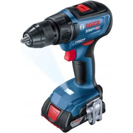 Bosch Шурупокрут-дриль акумуляторний GSR 18 V-50, 18В 2*2Аг, 28/50/50 Нм, 20+1, 460/1800об/хв, ЗП, кейс, аксесуари, 1кг