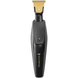 Remington Тример T-Series, для бороди і вусів, акум., роторний мотор, насадок-8, сталь, чорний