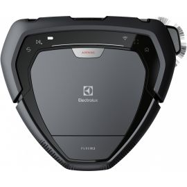 Electrolux Робот-пилосос, h=8.5см, конт пил -0.7л, автон. робота до 60хв, лазер, камера, сірий
