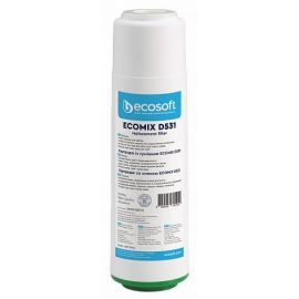 Ecosoft Картридж з сумішшю EcomixD531 2.5х10" (видаляє жорсткість, хлор, залізо, марганець, органіку)