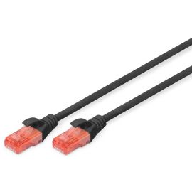 Digitus CAT 6 UTP[Патч-корд CAT 6 UTP, 5м, AWG 26/7, Cu, LSZH, чорний]