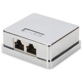 Digitus Настінна розетка Cat. 6 STP 2xRJ45 8P8C