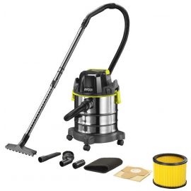 Ryobi Пилосос акумуляторний професійний ONE+ R18WDV-0 18В 82Вт 11.4кПа контейнер 18л 4.7кг (без АКБ та ЗП)