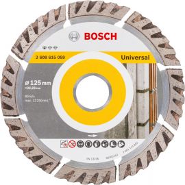 Bosch Диск алмазний Stf Universal 125-22.23, по бетону