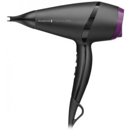 Remington Фен Supercare PRO 2100 AC motor, 2100Вт, 3 режими, іоніз-я, хол. обдув, чорний