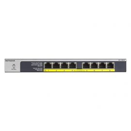NETGEAR Комутатор GS108LP 8xGE PoE+ (60Вт), FlexPoE, некерований