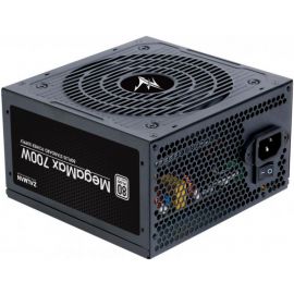Zalman Блок питания Megamax (700W), 83%, 80+ White, 120mm, 1xMB 24pin(20+4), 2xCPU (8pin+(4+4)pin), 4xMolex, 6xSATA, 4xPCIe 8pin(6+2)