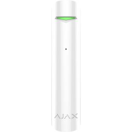 Ajax Бездротовий датчик розбиття скла GlassProtect, Jeweller, 3V CR123A, білий