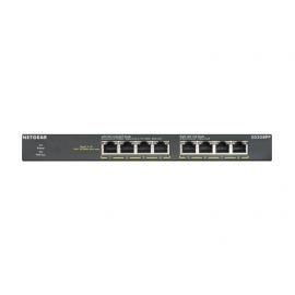 NETGEAR Комутатор GS308PP 8xGE PoE+ (83Вт), FlexPoE, некерований