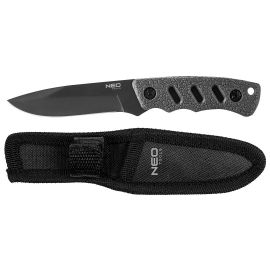 Neo Tools Ніж тактичний Bushcraft, 165мм, лезо 94мм, 3Cr13, ручка TPR, нейлоновий чохол