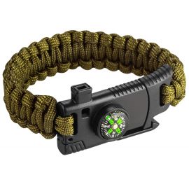 Neo Tools Браслет туристичний, 5в1, паракорд 3.5м, міцність 250кг, обхват 24см