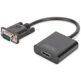 Digitus Адаптер VGA > HDMI (M/F), Full HD