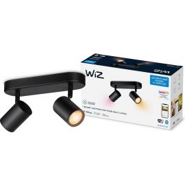 WiZ Світильник точковий накладний розумний IMAGEO Spots, 2х5W, 2200-6500K, RGB, Wi-Fi, чорний