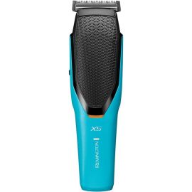 Remington Машинка для стрижки Power X Series X5, мережа+акум., роторний мотор, насадок-4, сталь, чорно-бірюзовий