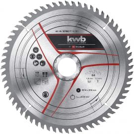 Einhell Диск пильний TCT KWB до торцової пилки, 210х30 мм, 64 зубці