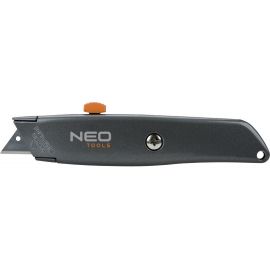 Neo Tools 63-702 Ніж, сегментоване лезо 18мм, 155мм, металевий корпус