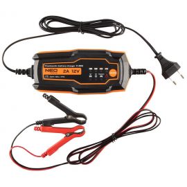 Neo Tools Зарядний пристрій автоматичний, 2А/35Вт, 4-60Ач, для кислотних/AGM/GEL акумуляторів
