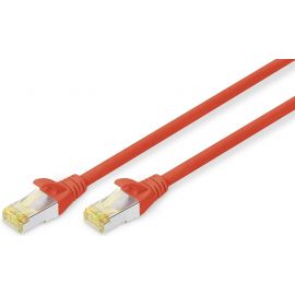 Digitus Патч-корд CAT 6a S-FTP, 0,5м, AWG 26/7 червоний