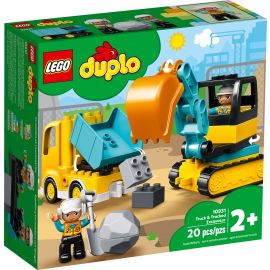 LEGO Конструктор DUPLO Вантажівка і гусеничний екскаватор 10931