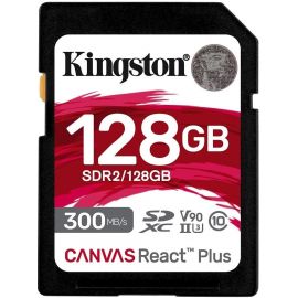 Kingston Карта пам'яті 128GB SDXC C10 UHS-II U3 R300/W260MB/s