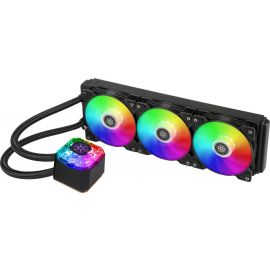 SilverStone Система рідинного охолодження IceGem 360P ARGB,115x,1366,1200,2011,2066,TRX4,TR4,AM4,AM3(+),AM2(+),FM2(1), 2x120мм
