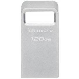 Kingston Накопичувач 128GB USB 3.2 Type-A Gen1 DT Micro R200MB/s Metal