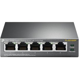 TP-Link Комутатор TL-SG1005P 5xGE/4xPoE 56W некерований