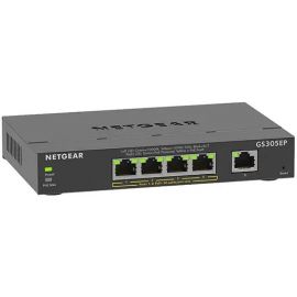 NETGEAR Комутатор GS305EP 4xGE PoE+(63Вт), 1xGE, керований